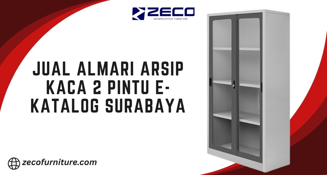 Jual Almari Arsip Kaca 2 Pintu E-Katalog Surabaya